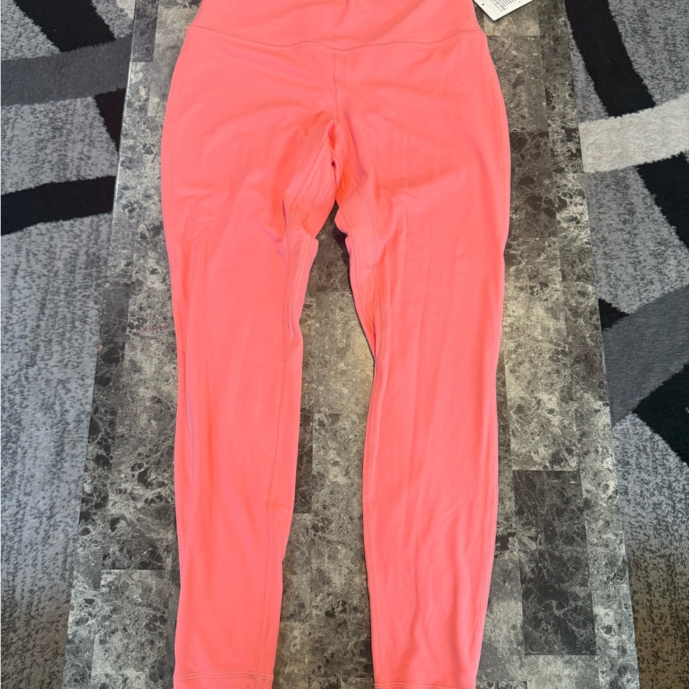 Lululemon Coral Leggings size 12 (read description)